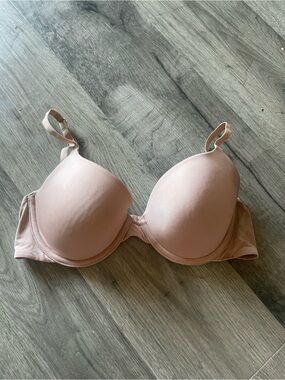 Calvin Klein Nude Pink Molded T-Shirt Bra